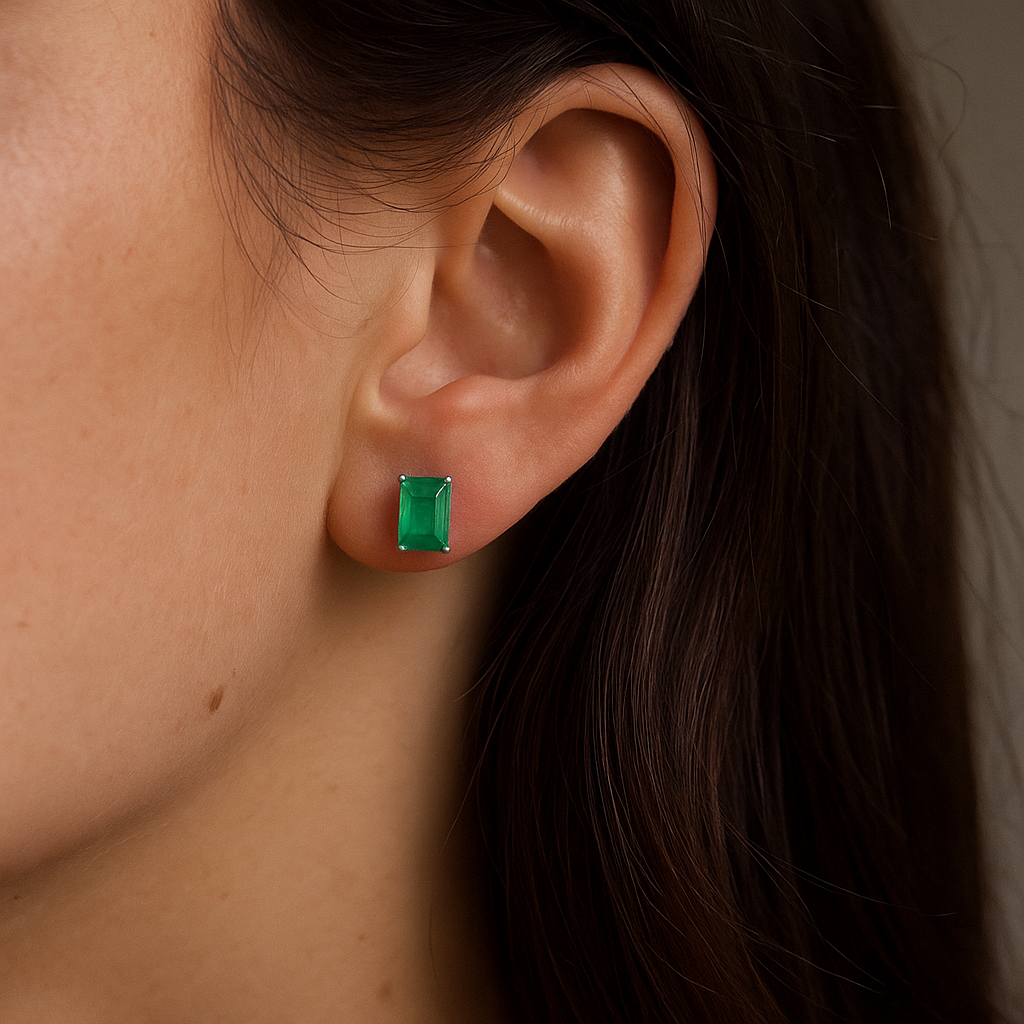 Emerald Green Earrings