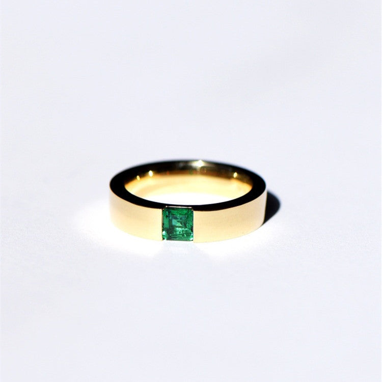 Emerald Gold Ring