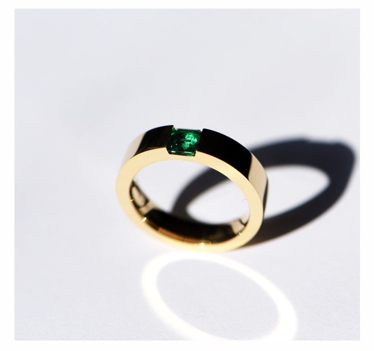 Emerald Gold Ring