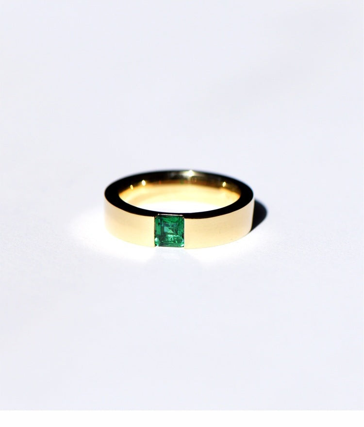Emerald Gold Ring